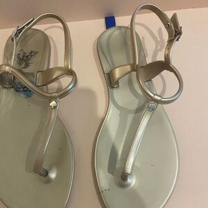 Kate Spade Metallic Gold Sandals